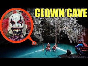 you won't believe what we found deep in these Clown Caves... If you see this RUN AWAY FAST!!