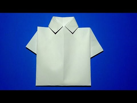 Paper Shirt - Origami step by step