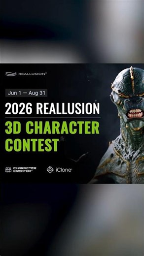 Got a Cool Character in Mind? $45,000 in Prizes!! Submit to the 2026 Reallusion 3D Character Contest
