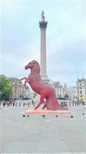 Trojan Horse🤝 Trafalgar Square... The Odyssey in cinemas now.