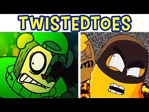 FNF TWISTEDTOES - THE END OF US AND YOU + Lyrics Cutscene / Friday Night Funkin' (TwiddleFinger Mod)