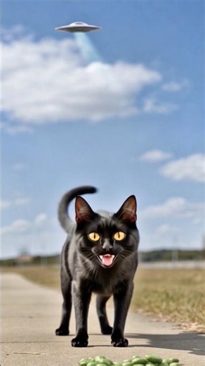 POV: Your cat ate alien food 👽💪