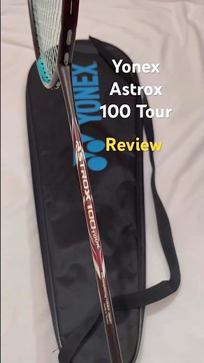 Yonex Astrox 100 Tour Badminton Racquet Review #badminton #shuttlesmash #badmintonequipment #sports