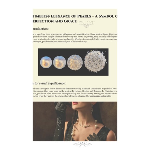 Luxury Editorial Layout -Jewelry Magazine