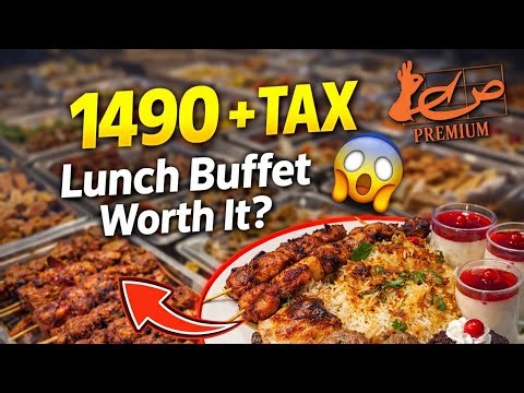 Premium Swaad by Siddique Sons | Lunch Buffet Review| Honest Review| Food Review| Food Vlog | Lahore