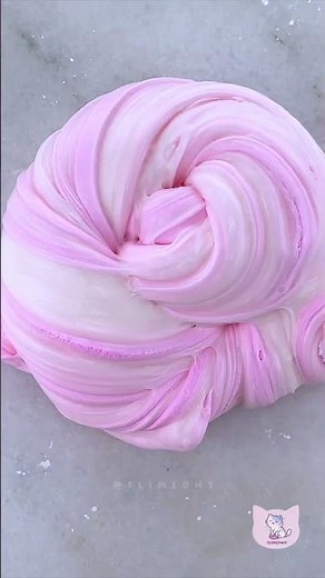 Slime ASMR 🍓 Strawberry Dacquoise from Rodem Slime (glossy + diy clay)