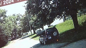 WRTV obtained surveillance footage shows the moments when an IFD firetruck overturned on the way to a fatal crash scene on 30th and Massachusetts Avenue. Four firefighters were injured and transported to the hospital in stable condition. | WRTV