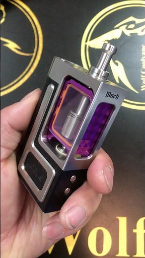 Wolfcoolvape style Aio mod vape mod for vape boro tank ,billet box rba bridge boro tank atomizer