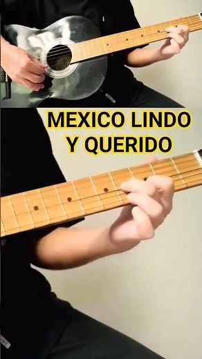 MEXICO LINDO Y QUERIDO Guitar Intro Jorge Negrete 2/2 - Tabs #tocaycanta #shorts