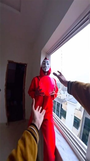 Hacker vs Rooftop Parkour Free Running Pov 😂😅#hacker #moneyheist #parkour #youtubeshorts #yt