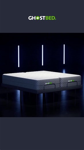 The GhostBed Split King offers the perfect solution for couples. Customize your sleep settings on each side and enjoy a restful night together. 🛏️❤️ | GhostBed