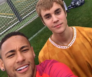 Justin Bieber Plays Soccer with Some of the Best in the World!