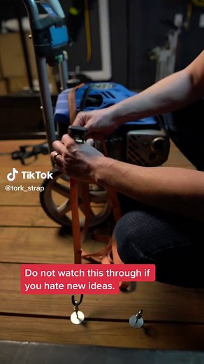Load smart. #torkstrap #newtools #innovation