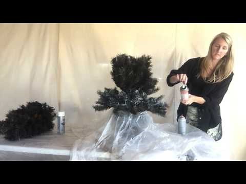 Easy DIY Flocked Christmas Tree