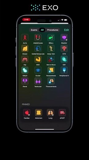 Exams and Procedures with Handheld Ultrasound Exo Iris®