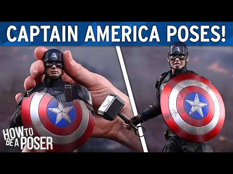 Hot Toys Captain America Avengers Endgame Figure Posing! | How To Be A Poser
