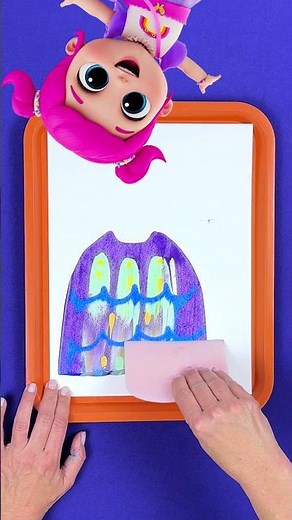 Jill's Princess Dress Color Challenge! 🎨 #diy #art