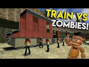 TRAIN VS ZOMBIE APOCALYPSE BATTLE! - Garry's Mod Gameplay - Gmod Train Building