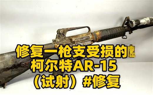 [中配]修复一枪支受损的柯尔特 AR-15（试射）#修复 - The Kinzler Bros