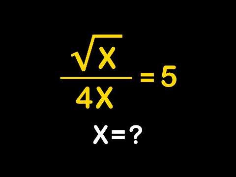 Can You Find x? Most People Miss the Trick