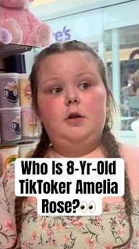Who Is 8-Yr-Old TikToker Amelia Rose? #shorts #ameliarose #kidinfluencer