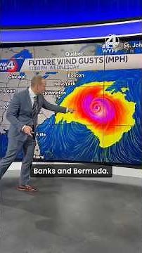 How close does Erin get to the United States? Let's take a look #hurricane #weather #tropical