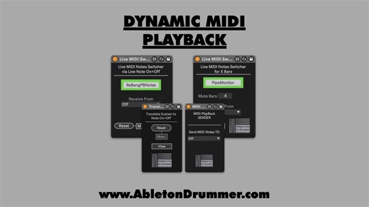 Dynamic MIDI Playback - Max for Live Pack