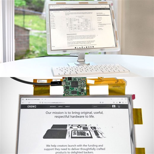 Modos Paper Monitor Can Be Used as Portable 13.3″ Electronic Paper Display for Your Laptop