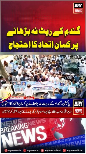 82K views · 1.8K reactions | #ARynews #Farmers #Protest #Wheat | ARY News | Facebook