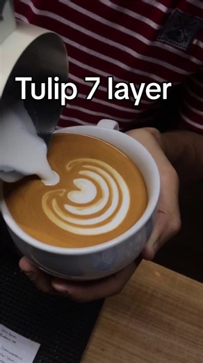 Tulip 7 Layer Latte Art Tutorial for Coffee Lovers