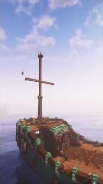 Fantasy Pirate Ship Minecraft Build! #minecraft #minecraftbuilding