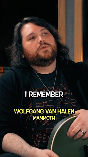 Wolfgang Van Halen on his first musical experience #vanhalen #eddievanhalen #guitar #shorts