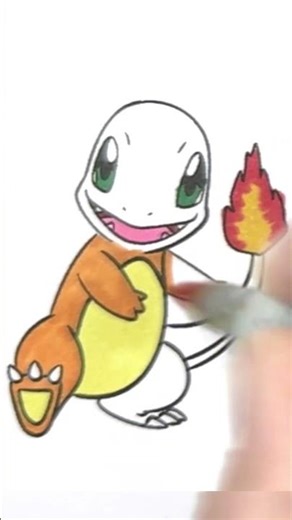 Day 04/151 – Coloring Charmander 🔥 | Gen 1 Pokémon Challenge