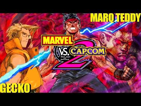 Marvel vs Capcom 2: MARQ TEDDY vs GECKO