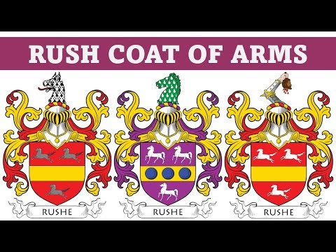 Rush Coat of Arms & Family Crest - Symbols, Bearers, History