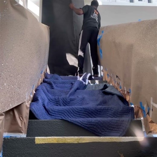 How to move a sectional sofa by yourself 954-536-3043 or 954-299-1787