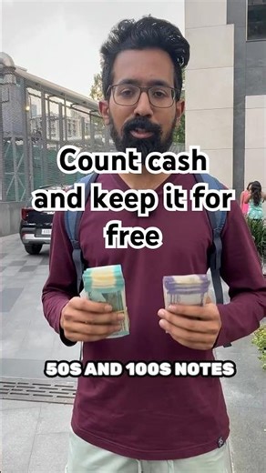 Count cash and keep it for free in bengaluru 💴💰