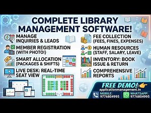 Your future Smart Library Application Management Software Demo Video