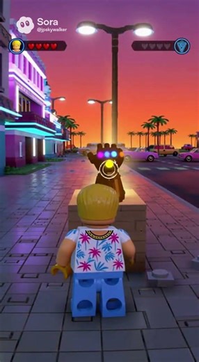 I FOUND THE INFINITY GAUNTLET IN LEGO GTA VICE CITY! #shorts #lego
