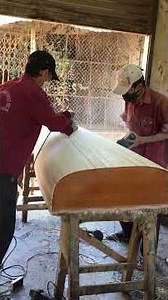 K079 - Wooden Canoe Book Shelf