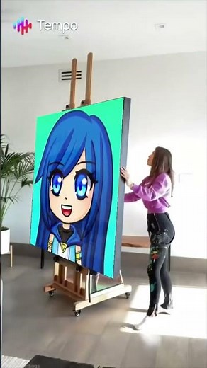 Painting of ‪@ItsFunneh‬ ￼