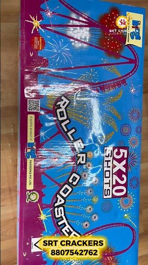 Inf Roller Coaster 5x20 shots|Inf new arrival 2026|SRT Crackers|Indian national fireworks|Mr big|
