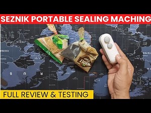 Seznik Portable Sealing Machine Review | Mini Sealing Machine | Full Testing & Review