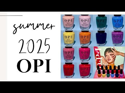 OPI "Make 'Em Jelly" Collection Review & Comparisons | Summer 2025