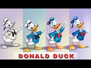DONALD DUCK Evolution in Movies, Cartoons & TV (1934–2025)