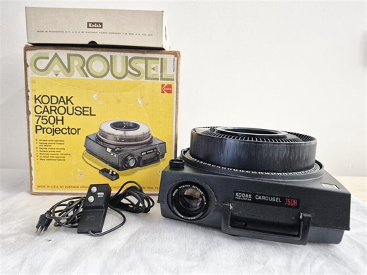 Rebuilt Kodak Carousel 750H Slide Projector Fully Functional See Video 5333 - Etsy