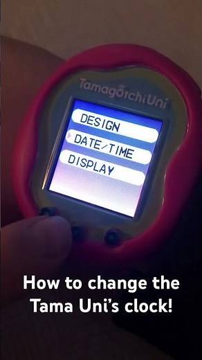 How to change the clock in the Tamagotchi Uni 💚🎀💜