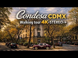 Condesa, Mexico City 🇲🇽 | Stunning 4K Walking Tour of CDMX’s Trendiest Neighborhood