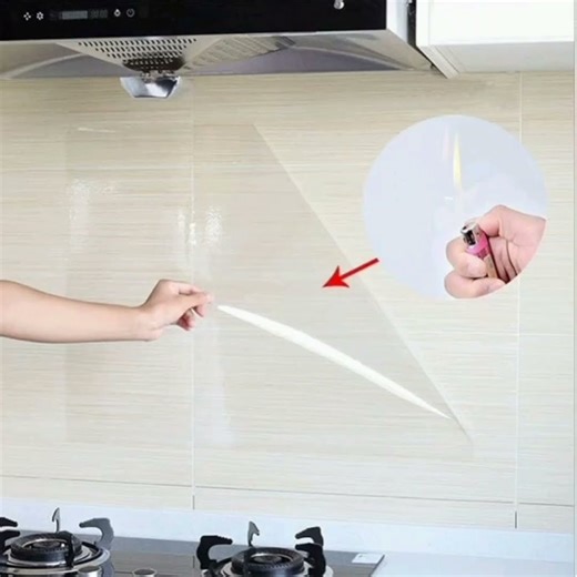 Oil Proof Wall Sticker SelfAdhesive Vinyl Film Removable Paper for Kitchen#trending #explore #shorts
