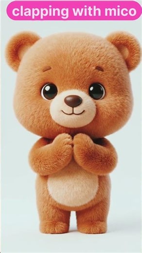 Copy Me 🧸👏 | Clap Clap Challenge#TeddyShorts#CopyMe#KidsChallenge#ClapClap#CuteTeddy#Shorts